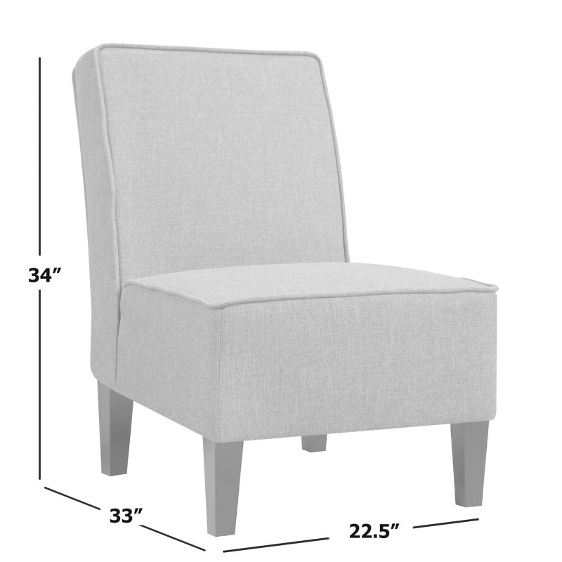 Lark Manor Jeanine Upholstered Slipper Chair & Reviews Wayfair Canada